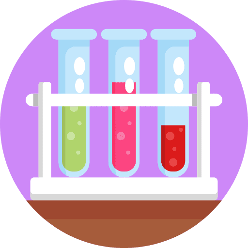 Test tube physics test tube chemistry icon