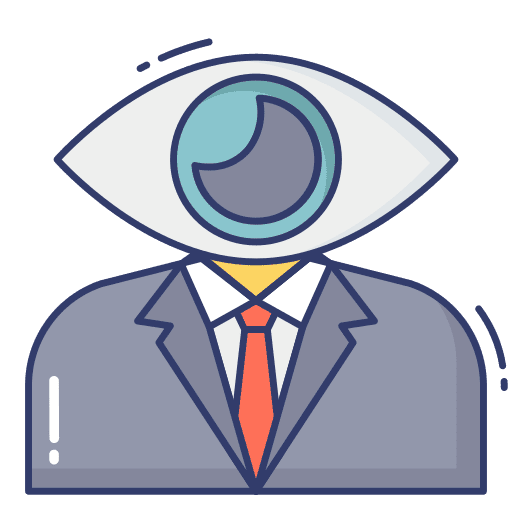 View opportunity vision business and finance icon