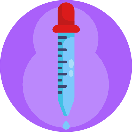 Dropper pipette laboratory equipment dropper icon