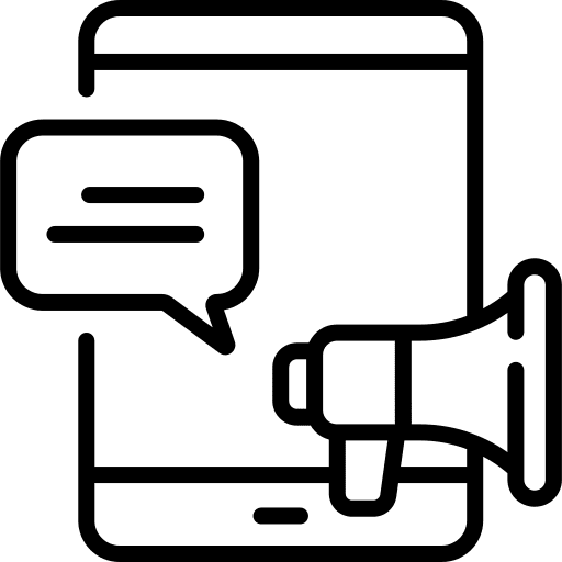 Mobile marketing mobile phone website mobile icon