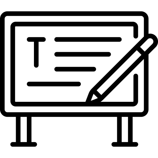 Billboard copywriting banner promotion icon