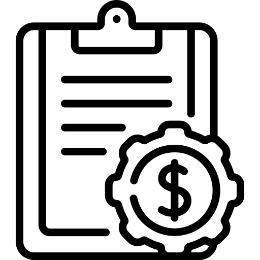 Budget budget costs cleaning icon