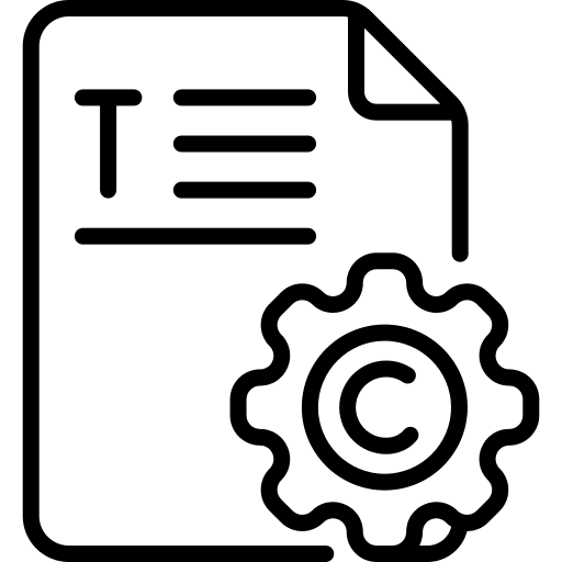 Content creator file management website icon