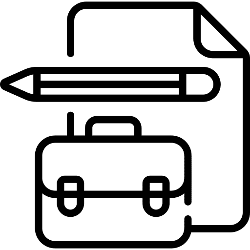 Office document interface bag icon