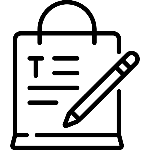 Product marketing write pencil icon