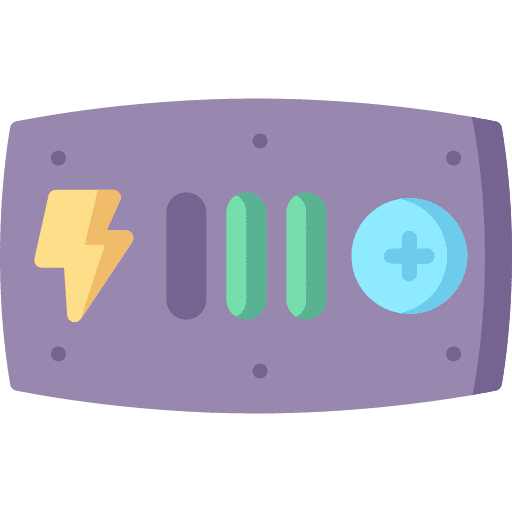 Energy bar video game energy bar power icon