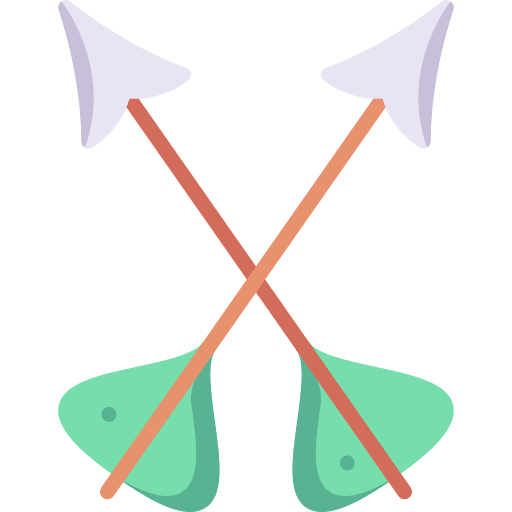 Arrows bow hunting arrows icon