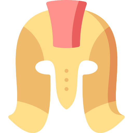 Helmet warrior roman security icon