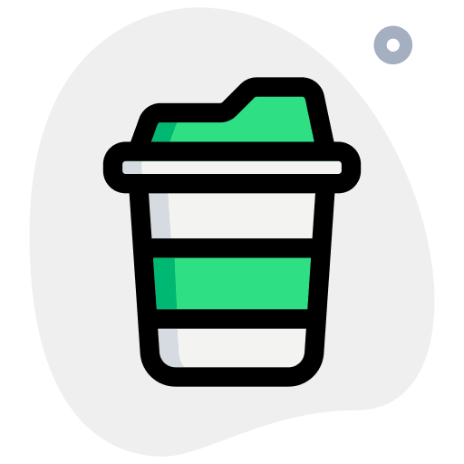 Coffee cup cafe take away food icon