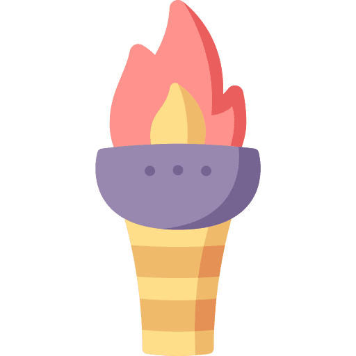 Torch fire miscellaneous flame icon