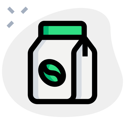 Coffee bag drink coffee food icon