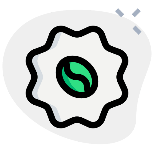 Coffee bean food and restaurant food drink icon