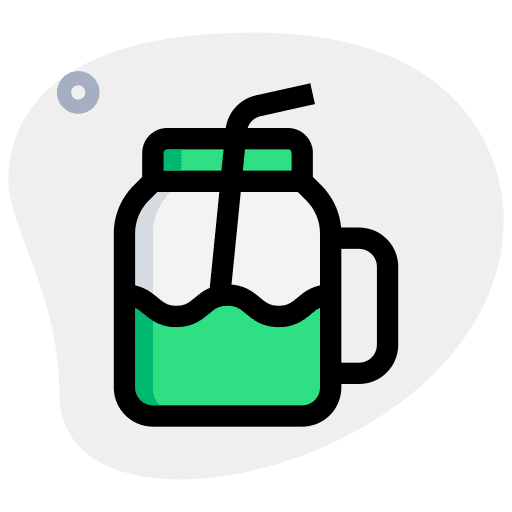 Juice jar fresh juice icon