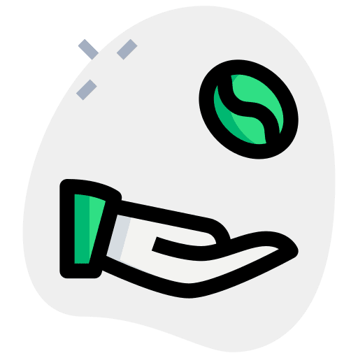 Coffee beans coffee food and restaurant seeds icon