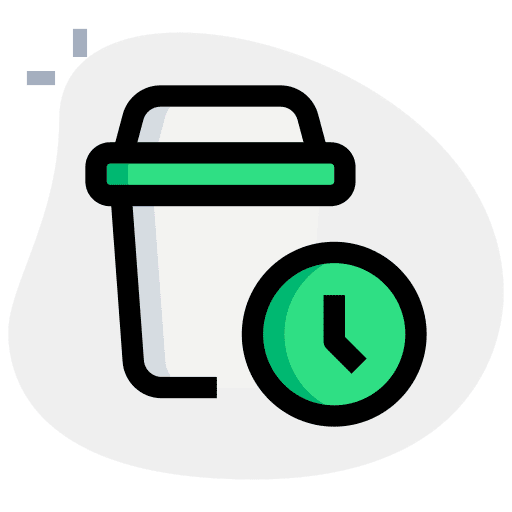 Coffee time coffee cup coffee time drink icon