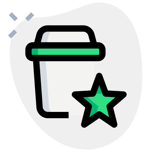 Favorite cafe food coffee icon