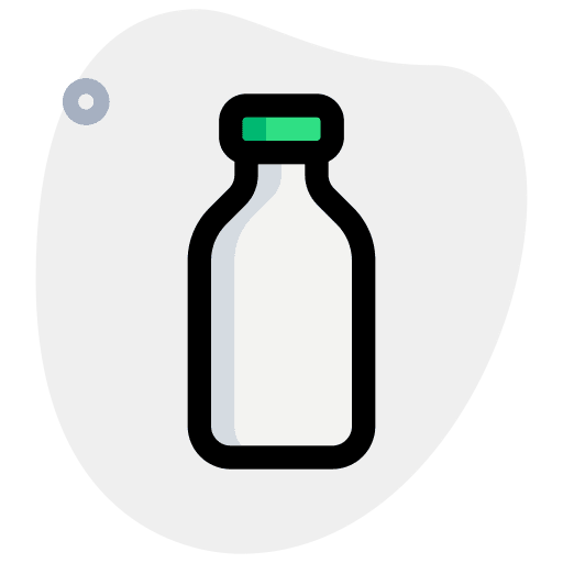 Milk bottle drink coffee shop food icon