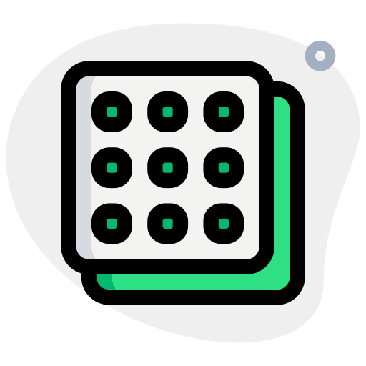 Waffle snack waffle pastry icon