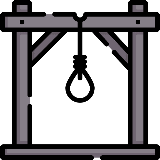 Gallow punishment rope gallow icon
