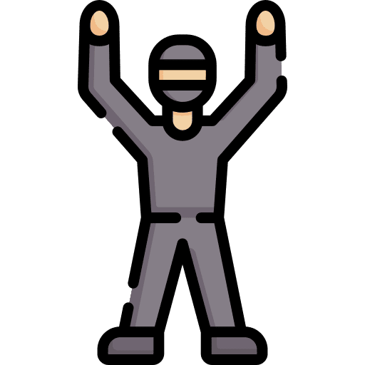 Criminal bad person thief miscellaneous icon