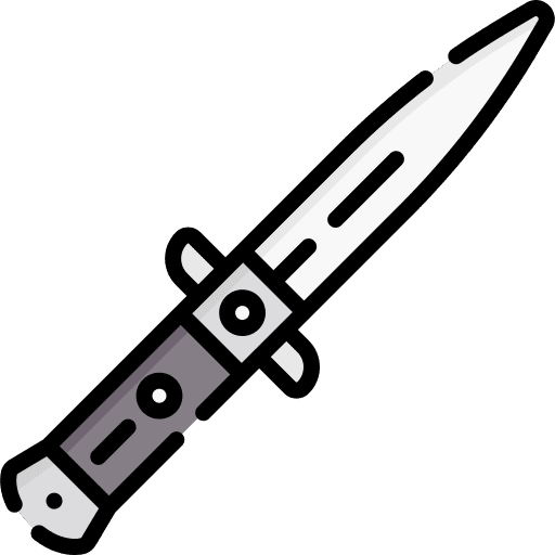 Knife miscellaneous dagger weapon icon