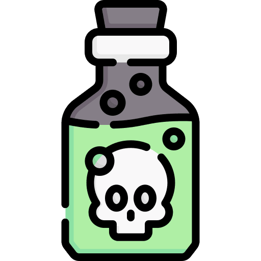 Poison toxic skull miscellaneous icon