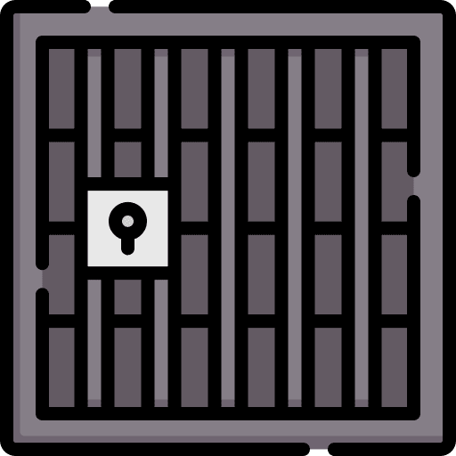 Prison prison jail criminal icon