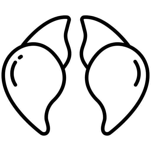 Meat food and restaurant organ liver icon