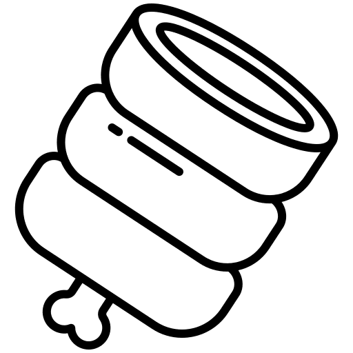 Meat butcher food and restaurant food icon