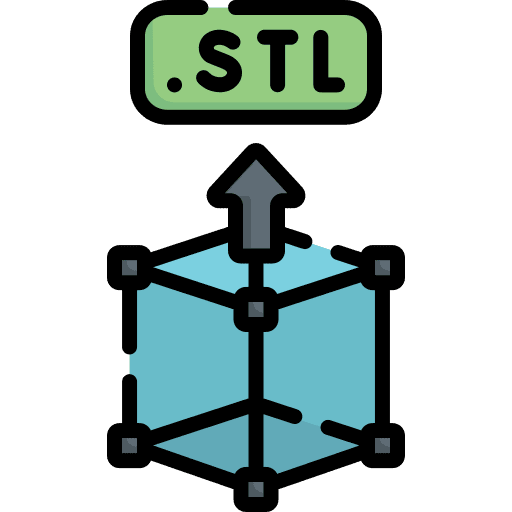 Export art and design export stl icon
