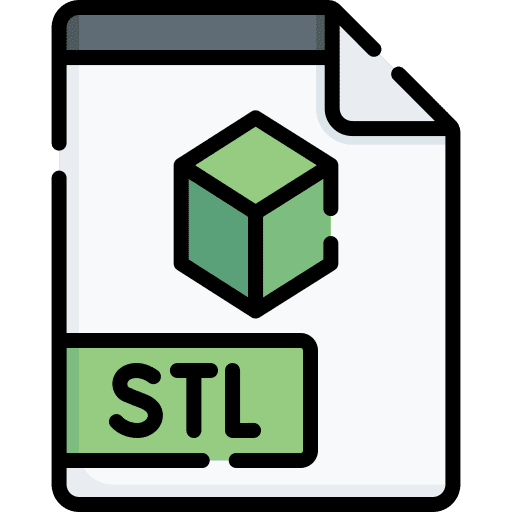 Stl format interface archives icon