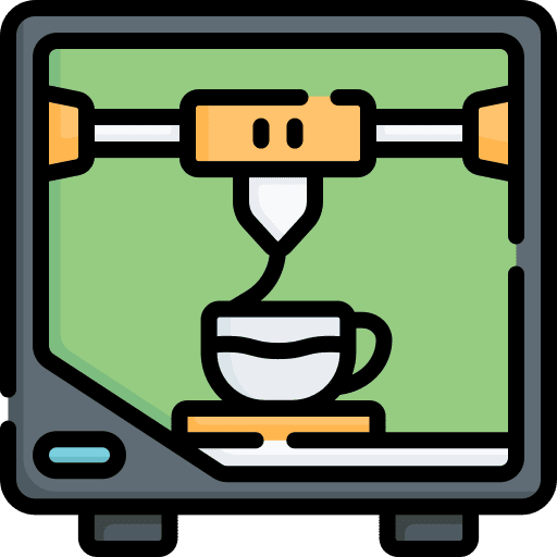 3d printer 3d print cup art and design icon