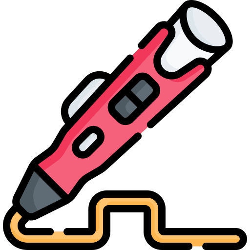 3d printing pen object 3d printer art and design icon