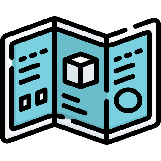 Blueprint design blueprint model icon