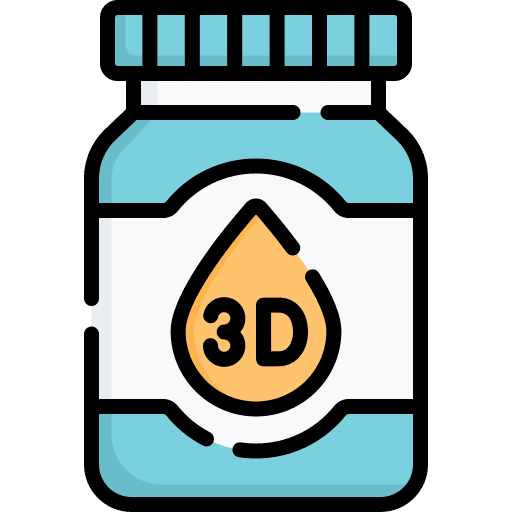 Ink office material 3d electronics icon