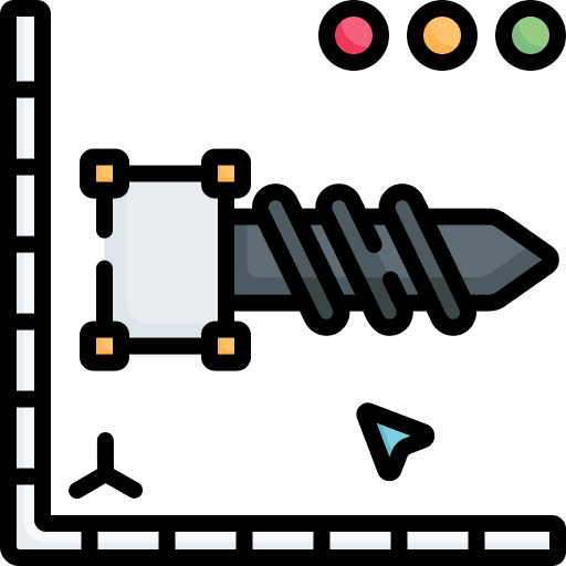 3d model screw design 3d model icon