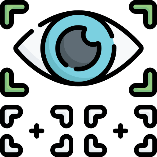 View vision optical visualize icon