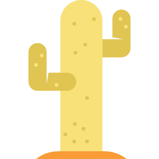 Cactus cactus dessert dry icon