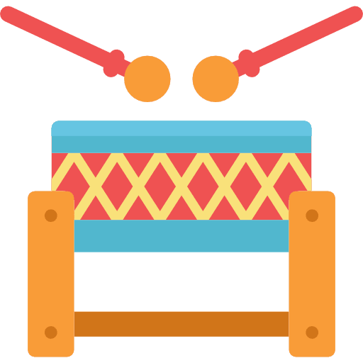 Drum orchestra musical instrument drum icon