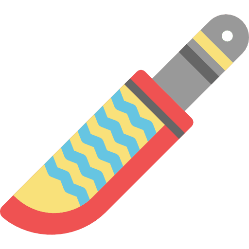 Knife knife cut blade icon
