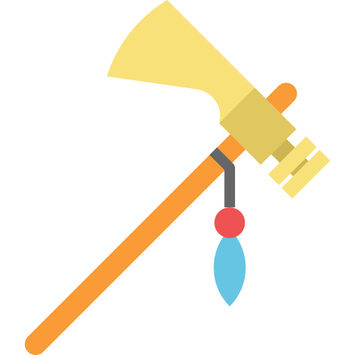 Tomahawk weapons native american indian icon