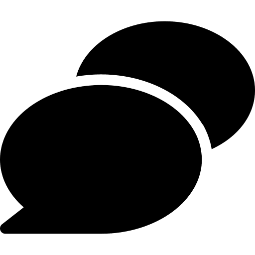 Chat communication multimedia speech bubble icon