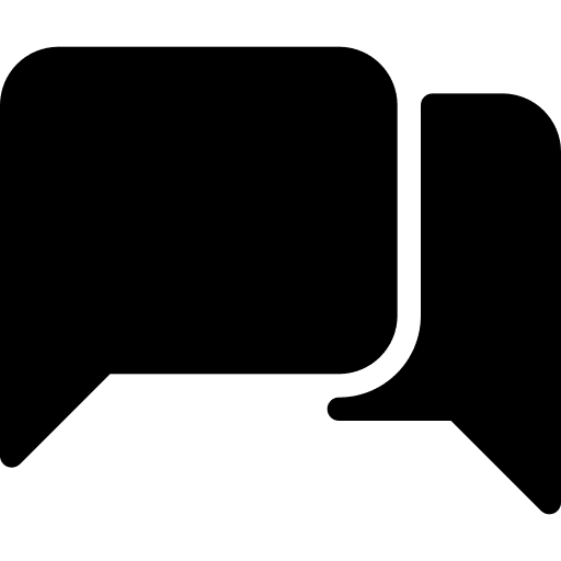 Chat communications speech bubble conversation icon