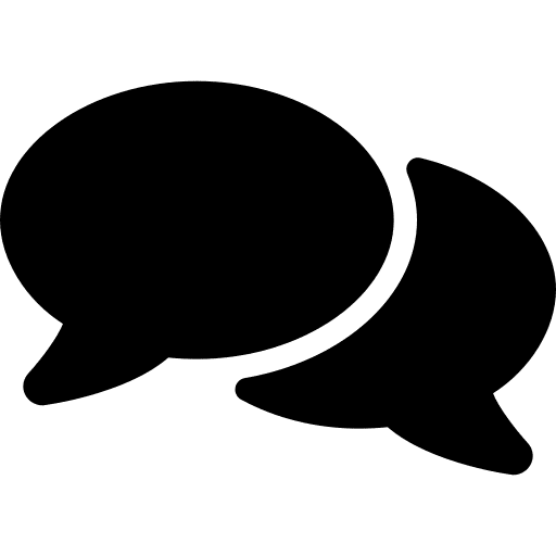 Chat speech bubble communication communications icon