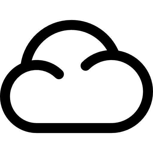 Cloud weather ui cloud icon