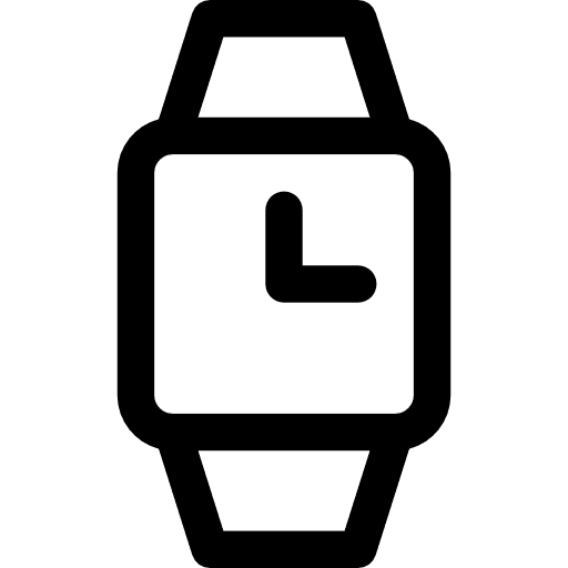 Watch time wristwatch timer icon