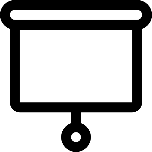 Panel infographic business stats icon