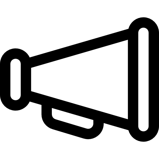 Promotion loudspeaker commerce and shopping promotion icon