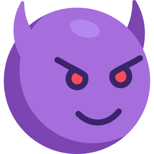 Devil emoji feelings emoticons icon