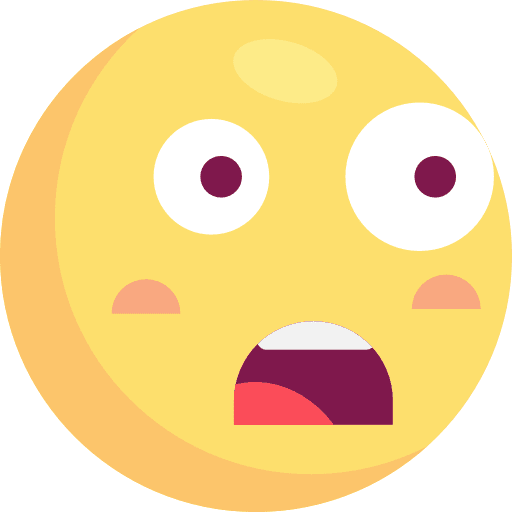 Scared emoji emoticons smileys icon